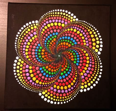 Origineel schilderij van de Mandala Dot hand gemaakt door | Dot art ...