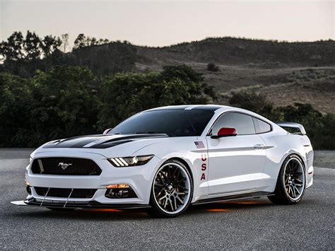 Fonds d'ecran Ford Tuning 2015 Mustang Apollo Edition Blanc Métallique Voitures télécharger photo