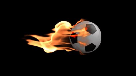 Soccer Ball Flames Wallpapers - Wallpaper Cave