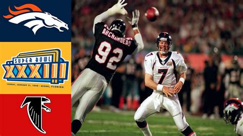 Broncos vs Falcons Super Bowl XXXIII - YouTube