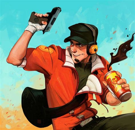 Tf2 Scout Bonk Wallpaper