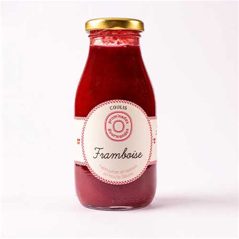 Coulis Framboise de France - Les Cols Rouges & Prom'nades Gourmandes