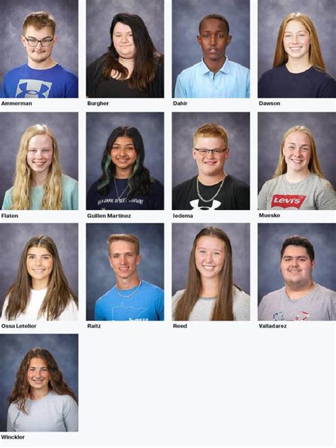 Willmar Senior High School students of the month, May 2022 - West ...