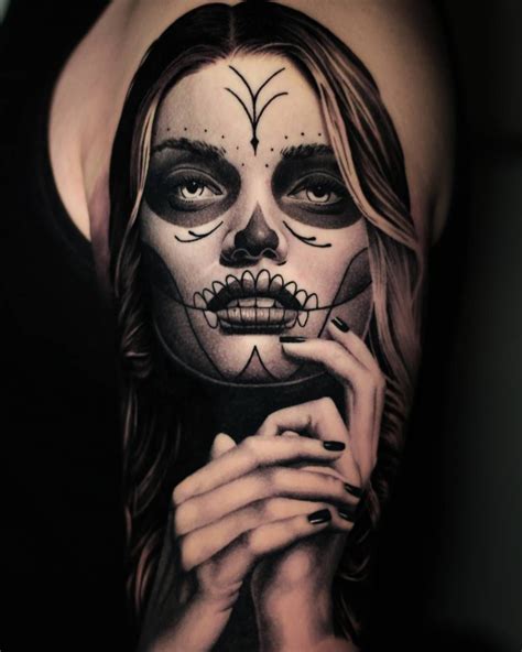 Galerie – Das Motiv-Lexikon | Mädchen gesicht tattoo, Tag der toten ...