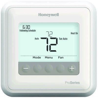 Honeywell T4 Pro Programmable/Non-Programmable Single Stage Thermostat (1 Heat/1 Cool)