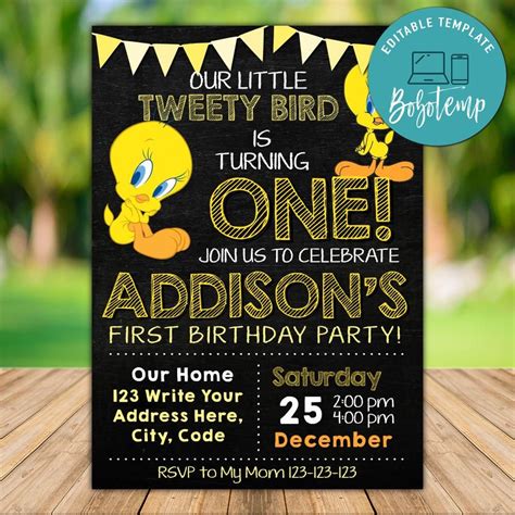 Tweety Bird Birthday Party Ideas