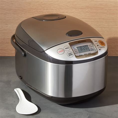 Zojirushi Rice Cooker 10-Cup NS-LACO5XT + Reviews | Crate and Barrel