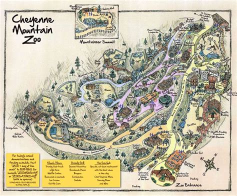 Pin by Andy Moore on Zoo map (With images) | Cheyenne mountain zoo, Zoo map, Cheyenne mountain