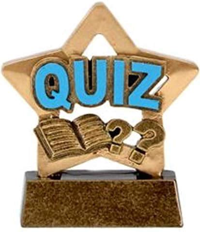 Glenway Small Quiz Award, Trophy with FREE engraving Size: 3.25 Inch ...