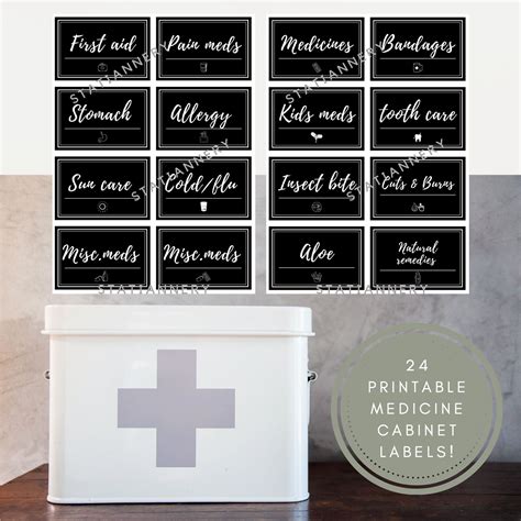 Printable Kitchen Cabinet Labels - Image to u