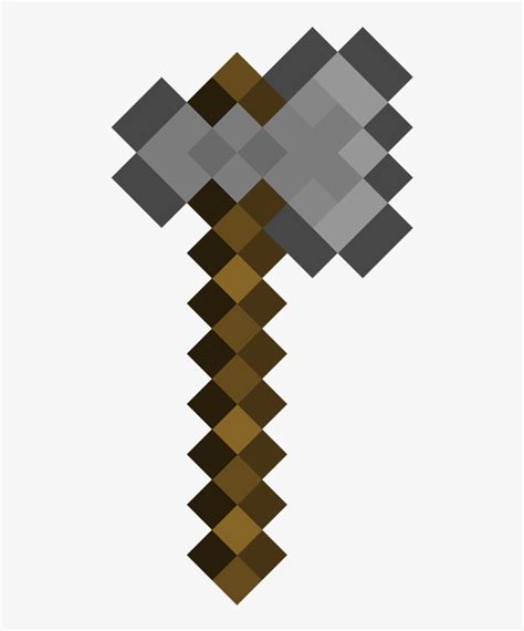 Stone Axe - Machado Minecraft - 1920x1080 PNG Download - PNGkit