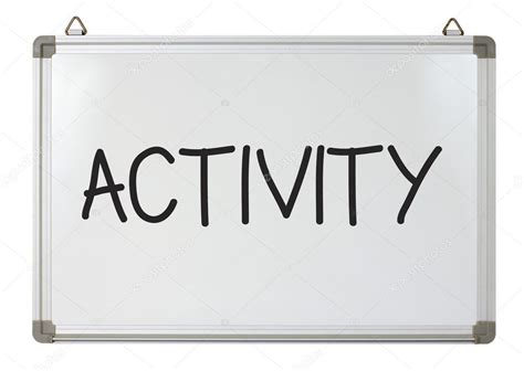 Activity word on whiteboard — Stock Photo © mhatzapa #9762205