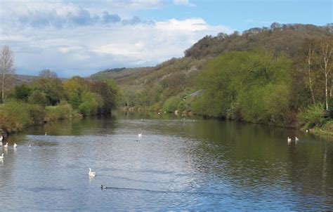 Lower Wye Valley in Wales