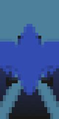 Blue Bird Minecraft Banner