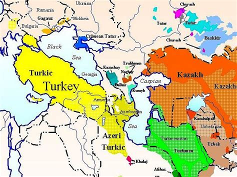 Turkish Language, Turkish (Türkçe) , Turks, Turkish, Classification and Spatial distrubution of ...