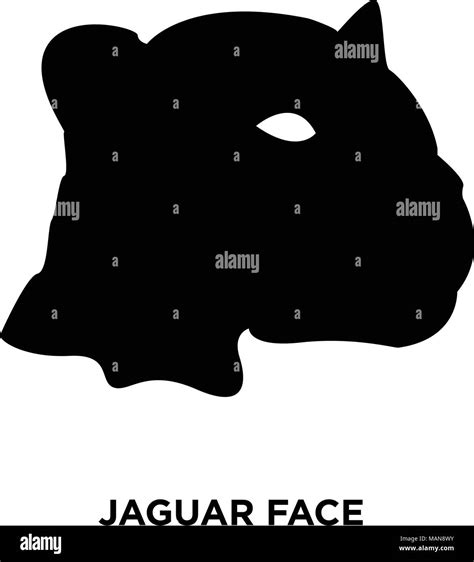 jaguar face silhouette on white background, vector illustration Stock Vector Image & Art - Alamy