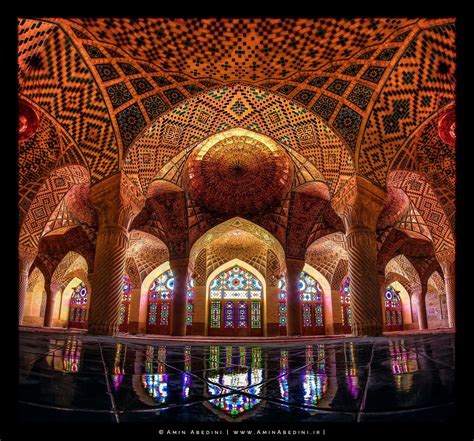 Photograph Nasir Al Molk Mosque of Colors by Amin Abedini on 500px | Pink mosque, Shiraz iran ...