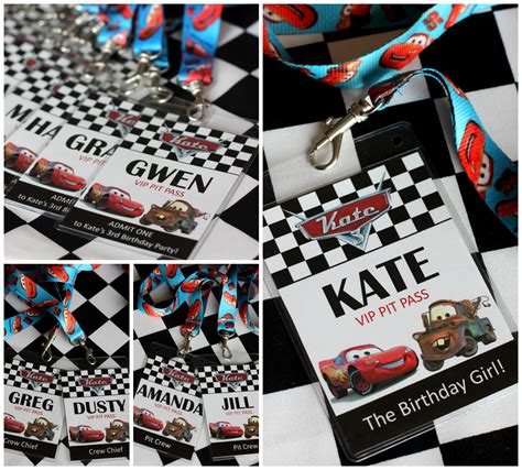 FREE Cars Birthday Party Printables