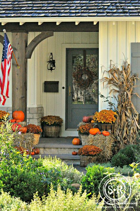 Serendipity Refined Blog: Farmhouse Fall Porch Decor