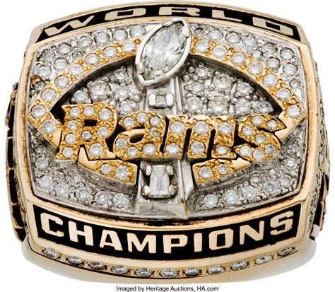 1999-2000 Amp Lee St. Louis Rams Super Bowl XXXIV Ring.. ... | Lot #52991 | Heritage Auctions