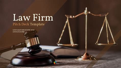 Law Firm Pitch Deck Simple Google Presentation