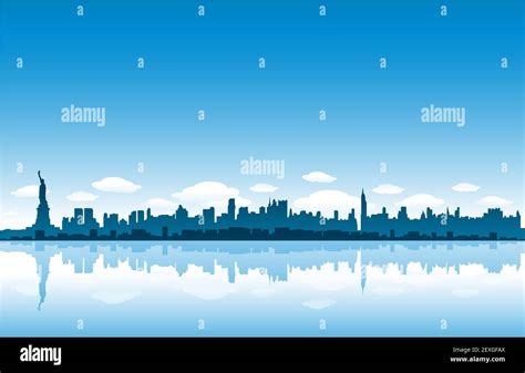 New york cityscape background Stock Photo - Alamy