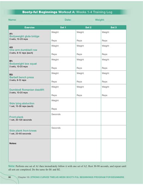 Workout Log - 8+ Examples, Format, Pdf | Examples