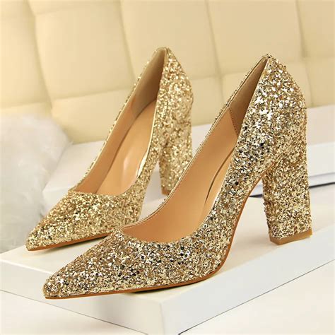 Woman Pumps Extreme High Heels Designer Shoes Women Luxury Ladies Bling ...