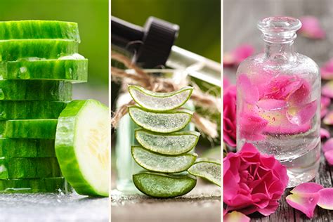 DIY Facial Mist With Cucumber, Aloe & Rose Water