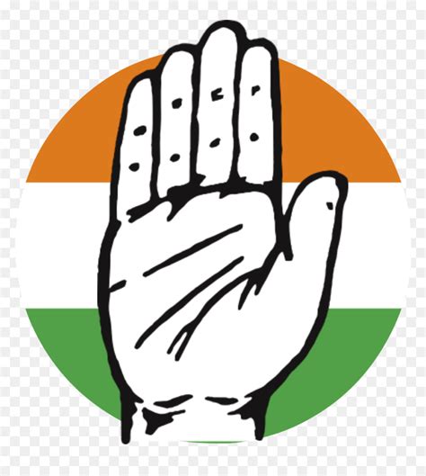 Congress Hd Logo On Indian Flag Colour Background - Indian National ...