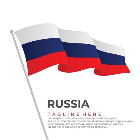 Template vector Russia flag modern design 21625847 Vector Art at Vecteezy