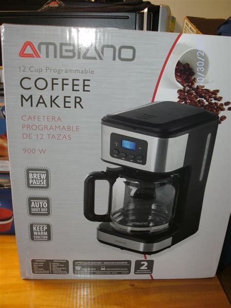 Aldi, Ambiano 12 cup coffee maker. | Coffee maker, Espresso machine, Aldi