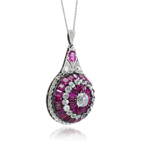 RUBY AND DIAMOND PENDANT NECKLACE | The Weekly Edit: Fine Jewels | London | 2020 | Sotheby's