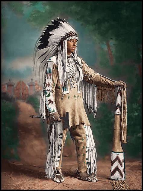 Rare Colorized Native American Images From The Past