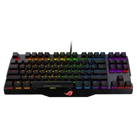 Asus Rog Claymore Aura Sync Mechanical Gaming Keyboard Cherry MX Red ...