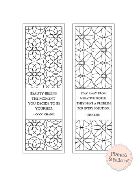 Coloring bookmarks with quotes you just won't be able to resist ...