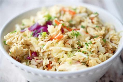 Oriental Ramen Salad | Carrie’s Experimental Kitchen