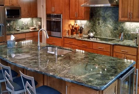 Greenish Granite; Bring Out the Nature into Your Kitchen