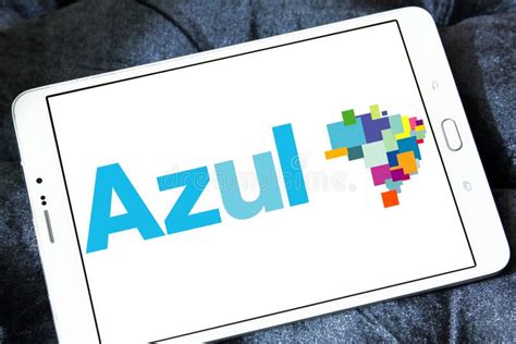 Azul Brazilian Airlines Logo Redaktionell Fotografering för Bildbyråer ...