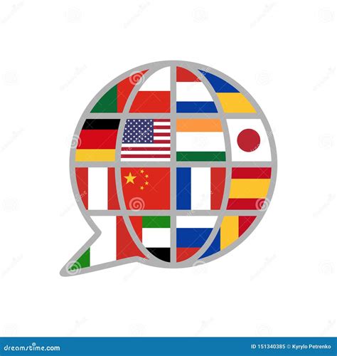 Foreign Language Translation Creative Icon Logo Vector Stock Illustration - Illustration of ...