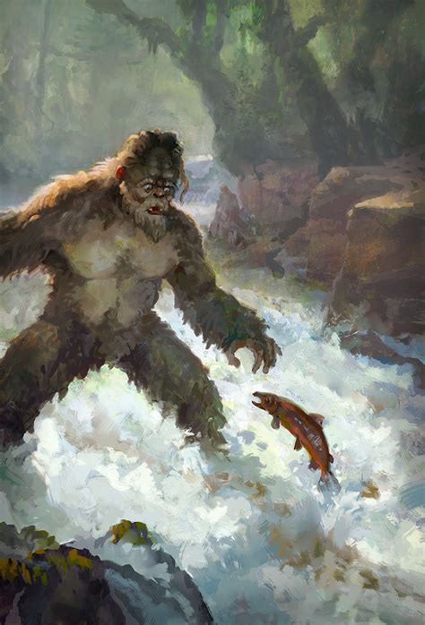 ArtStation - Sasquatch: Slippery Snack