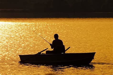 Fishing Silhouette Pictures, Images and Stock Photos - iStock