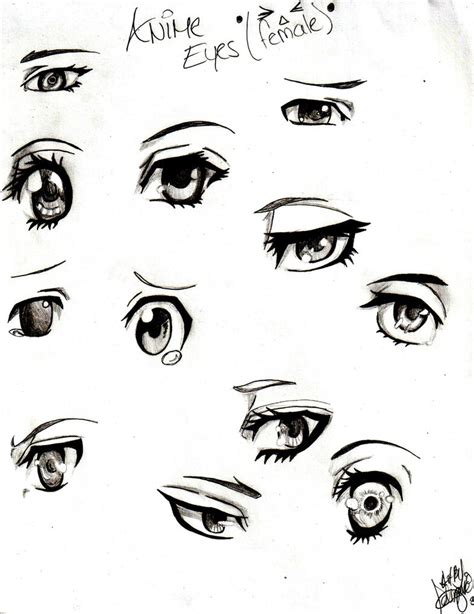 Female Anime Eyes by DeriReon on DeviantArt