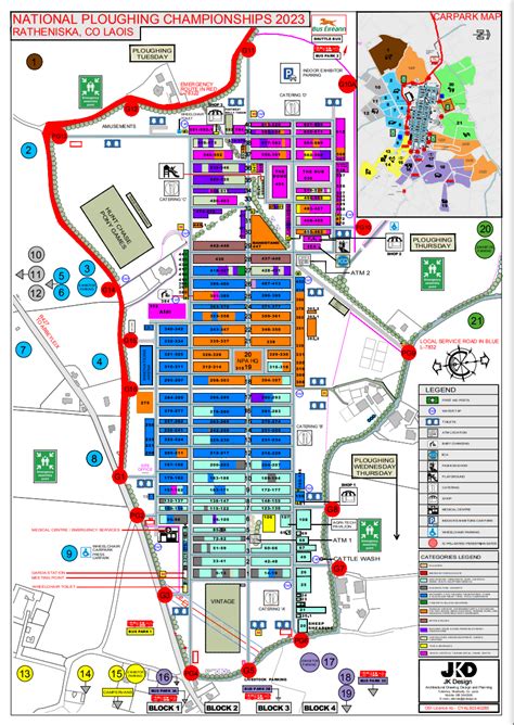 Map: Find your way around Ploughing 2023 - Agriland.ie