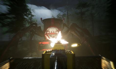 Choo-Choo Charles is a horror game with a clown-face train