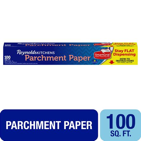 Reynolds Kitchens Parchment Paper with SmartGrid, 100 Square Feet ...