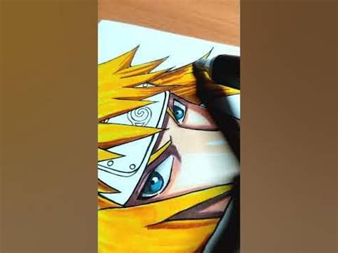 Colouring Minato #shorts #naruto #anime #drawing - YouTube