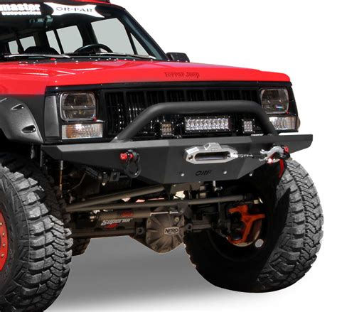 OR-FAB Front HD Bumper With Grille Guard for 84-01 Jeep® Cherokee XJ | Quadratec | Jeep cherokee ...