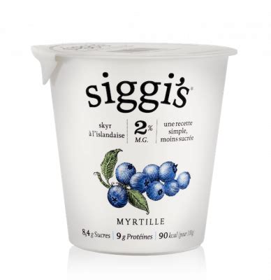 siggi's Icelandic-style yogurt: skyr - Myrtille