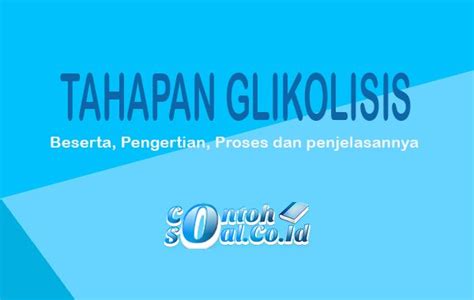 Glikolisis - Pengertian,Ringkasan, Proses, Hasil dan Tahapannya